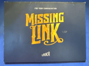 MISSING LINK FYC DVD SCREENER LAIKA STOP MOTION ANIMATION HUGH JACKMAN PROMO - Picture 1 of 6