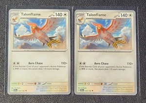 2x Talonflame 123/142 Pokemon card SV Stellar Crown uncommon NM - Picture 1 of 1
