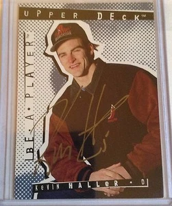 94-95 1994-95 BE A PLAYER KEVIN HALLER AUTÓGRAFO AUTOMÁTICO 56 FLYERS FILADELFIA - Imagen 1 de 1