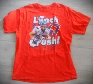 CAMISETA NARANJA VINTAGE NFL DENVER BRONCOS JOHN LYNCH CAPTAIN CRUSH TALLA L - D4 - Imagen 1 de 3
