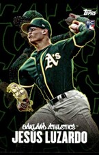 2020 Topps X Pete Alonso Jesus Luzardo Rookie Oakland Athletics #19 R27