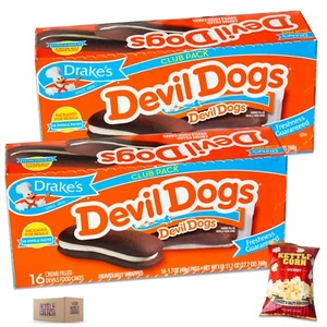 Devil Dogs (2 paquetes, 16 quilates) - Paquete club - Maíz de tetera dulce y salado - 4 artículos - Imagen 1 de 6
