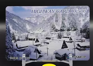 Etchu Goka World Heritage Site Highway Card Cards Japan Japanese Retro Vintage - Picture 1 of 10