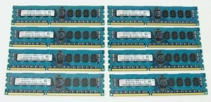 Lot 8 Hynix 4GB PC3L-10600R 1333MHz DDR3 HMT351R7CFR8A-H9 ECC Server Memory - Picture 1 of 3