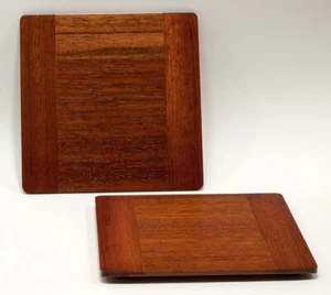 1 LENS BOARD 5.5" x 5.5"RC for ZONE VI - 8x10"- Sol. Jatoba, undrilled/free hole - Picture 1 of 2