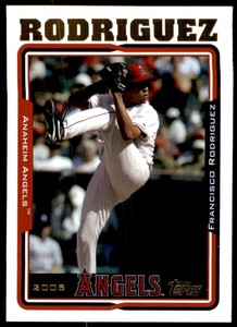 2005 TOPPS FRANCISCO RODRIGUEZ ANAHEIM ANGELS #8