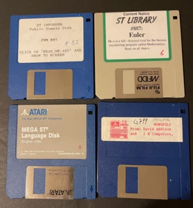 ATARI ST 3.5" DISKETTES ST #887 + MORE UOS COLLECTIBLE LOT-25X QTY-4 PIECES - Picture 1 of 1