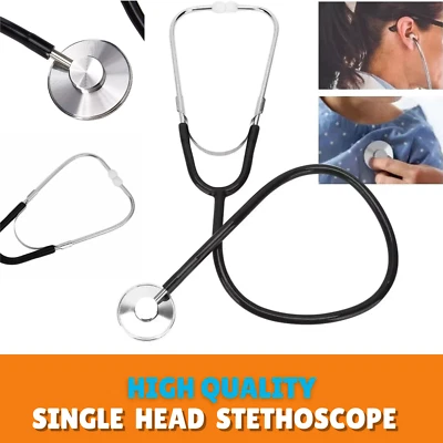 Medical Single Head Stethoscope for Doctors Nurses Students EMT Adult Healthcare - Image 1 of 3