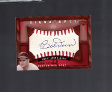 Bobby Doerr Boston Red Sox 2005 Sweet Spot Classic Autograph Card 