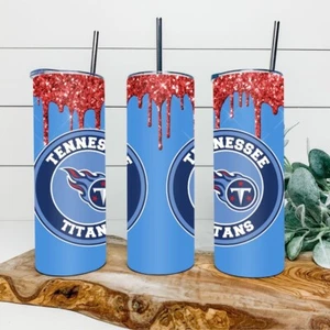 Tennessee Titans 20oz Skinny Stainless Steel Tumbler - Picture 1 of 1