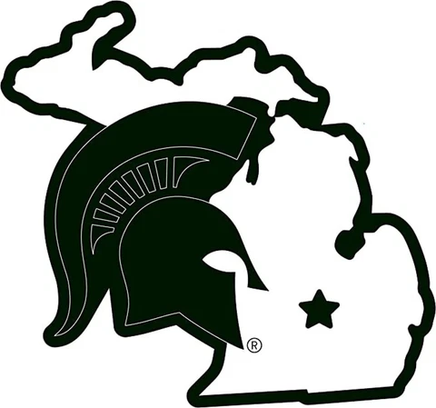 Michigan State Spartans 11" Magnet Outdoor Rated Vinyl Auto Fridge Cover