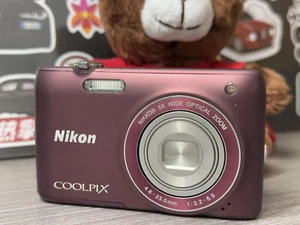 Nikon COOLPIX S4100 14.0MP Digital Camera Plum Excellent 95% New English - Picture 1 of 6