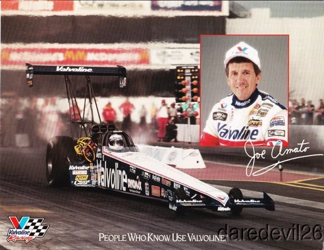 Tarjeta de héroe Joe Amato Valvoline Top Fuel NHRA 1993 Foto 1 de 1