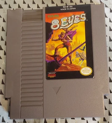 8 Eyes NES ORIGINAL NINTENDO  GAME-NOT TESTED - Image 1 of 3