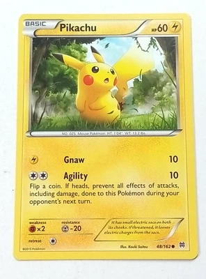 Pikachu 48/162 Breakthrough Pokémon Card 2015 - Image 1 of 3