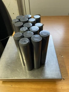 PVC grau, D 35mm, L 178mm, 16 Stück, Kunststoff, Rundmaterial, Halbzeug - Bild 1 von 1