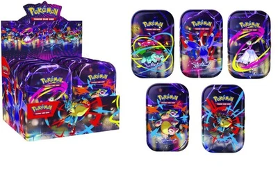 Pokemon Mega Heroes mini lata - 1 lata lacrada da variedade 2 pacotes de reforço - Imagem 1 de 2