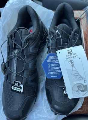 Salomon SpeedCross 4 Hombre Talla 8.5 145464 Negro 401436 NUEVO Sin Caja Foto 1 de 4