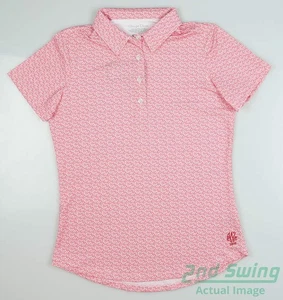 Neu mit Logo Damen Straight Down Polo Medium M pink UVP 100 $ - Bild 1 von 3