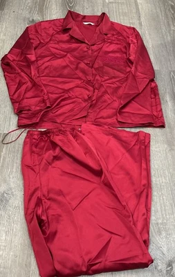 Conjunto de pijama rojo Marks & Spencer talla UK 16 Foto 1 de 3