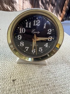 Equity Minibell Mechanical Alarm Clock WORKING - Picture 1 of 7