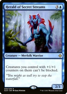 X 1 Herald of Secret Streams NM-M Ixalan 059 MTG Magic The Gathering - Picture 1 of 2