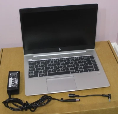 HP Elitebook 745 g6 AMD Ryzen 5 Pro 2500u  Windows 11 Laptop with 8gb Ram - Image 1 of 4