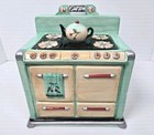 Vandor Oven Stove 1995 Pelzman Vintage Cookie Jar Kitsch Cute Decor Cottage Core