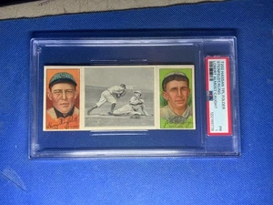 1912 Hassan T202 John Kling & Harry Steinfeldt Lobert Almost Caught PSA 1 - Bild 1 von 2