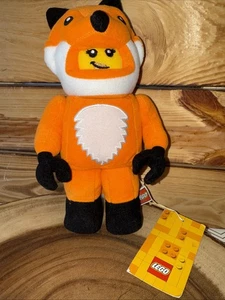Lego Minifigur Fuchs Kostüm Mädchen Plüsch offiziell Manhattan Toy Co Stein orange 9 Zoll - Bild 1 von 3