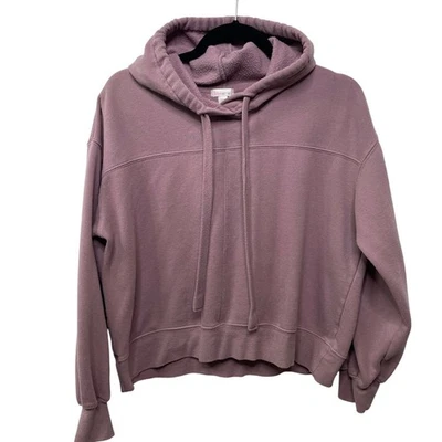 Flirtitude Active Pullover Sudadera con Capucha Púrpura Cordón Recortado Top Cuadrado Salón Acogedor M Foto 1 de 4
