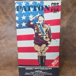 Patton VHS 2 Tape Set Vintage CBS FOX George C Scott Karl Malden - Picture 1 of 3