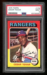 1975 Topps #178 Cesar Tovar PSA 9 - Picture 1 of 2