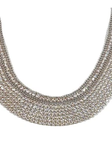 Swarovski Necklace -- Women with SLV top Used - Picture 1 of 4