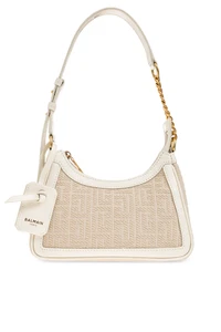 BALMAIN B-Army Cream Canvas Shoulder Bag New & Authentic - Picture 1 of 5