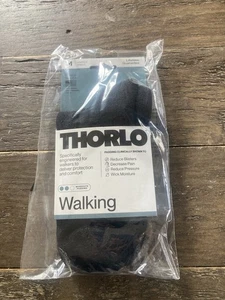 THORLO Moderate Padding Walking Ankle Socks Color Black Size Medium Brand New! - Picture 1 of 7