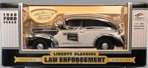 Liberty Classics 1940 Ford Sedan Law Enforcement 1:25 Diecast Oklahoma - Picture 1 of 9