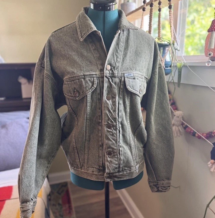 Vintage Guess Corte Americano Estilo Clássico por George’s Marciano Tamanho Pequeno - Imagem 1 de 4