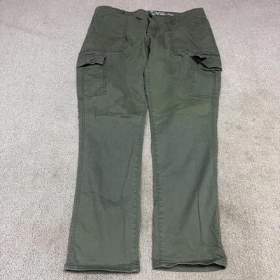 Gap Skinny Boyfriend Khaki Pants Green Pockets Women’s Size 12 - Image 1 of 4