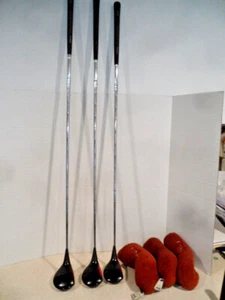 Ping Eye 2 Wood Set Driver 3 Wood and 5 Wood ZZ Lite Steel Shafts W/ Head Covers - Picture 1 of 12