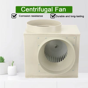 For Chemical Cabinet Fume Hood Lab Air Blower Centrifugal Exhaust Fan Ventilator - Picture 1 of 7