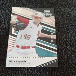 2020 Panini Elite Extra Edition Nick Swiney Baseball Card #67 208/999 - Picture 1 of 2