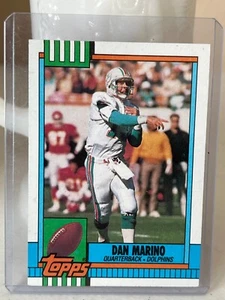 Dan Marino Miami Dolphins 1990 Topps #323 Collector Card - Picture 1 of 2