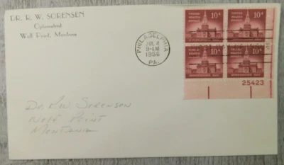 First Day Issue Fond Du Lac WIS 1956 Wildlife Conservation Stamp Envelope Cover - Image 1 of 4