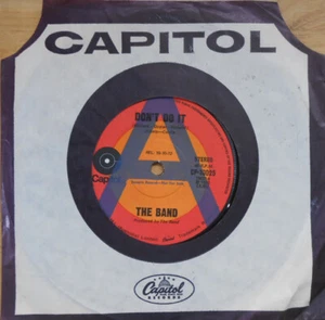 Band ORIG OZ A-Label promo 45 Don't do it VG+ '72 Capitol CP-10025 Roots Rock - Picture 1 of 1
