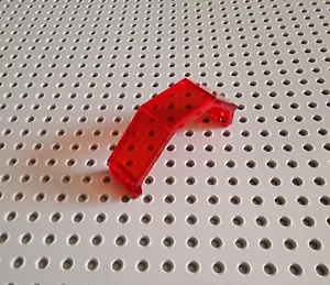 LEGO Space Classic Paneel Scheibe Windscreen 3x2x6 Transparent Rot 2466 A106 - Bild 1 von 1