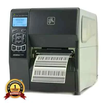 Zebra ZT230 Direct Thermal Industrial Label Printer LAN USB 1 YR WARRANTY - Image 1 of 4