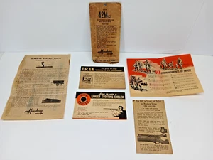 ORIGINAL MOSSBERG MODELL 42M (B) BETRIEBSANLEITUNG SICHERHEIT, TELESKOP POSTKARTEN ETC. - Bild 1 von 5