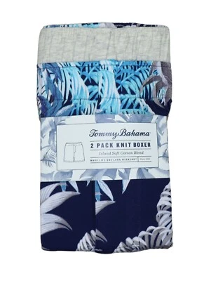 Paquete de 2 calzoncillos boxer Tommy Bahama tejidos isla suave ropa interior para hombre nuevos con etiquetas Foto 1 de 2