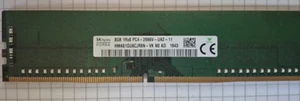 8GB 1Rx8 PC4-2666V-UA2 SKhynix HMA81GU6CJR8N-VK N0 AD PC RAM - Bild 1 von 3